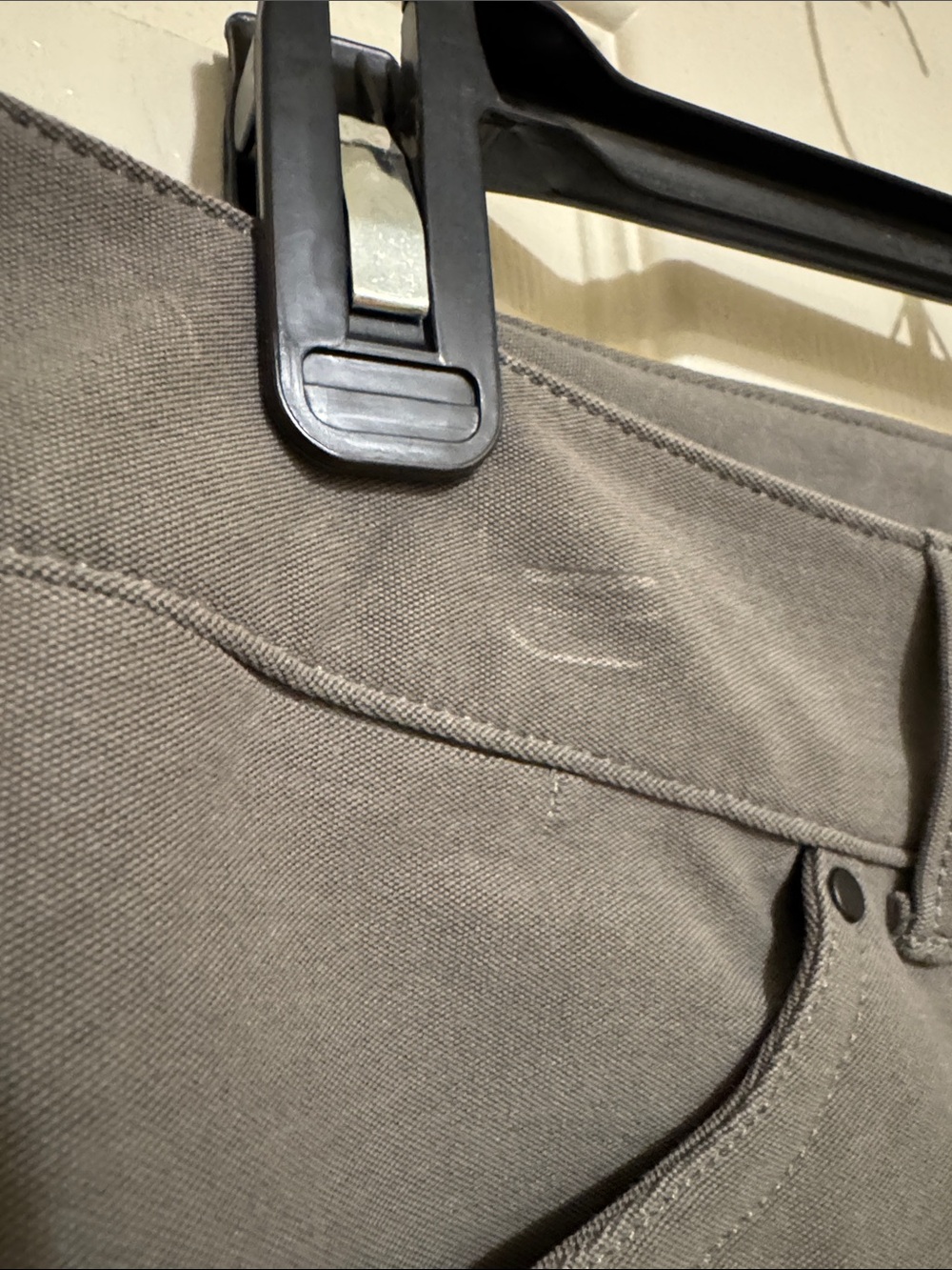 Lululemon City Sleek 5 Pocket Wide-Leg High-Rise Pant Olive/Green Size 30 LW5ENJ - Picture 13 of 13